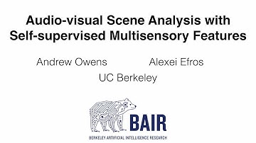 Audio-Visual Scene Analysis with Self-Supervised Multisensory Features