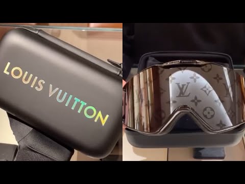 First Look At Louis Vuitton Monogram Ski Goggles 