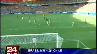 BRASIL VS CHILE - BRASIL HUMILLA Y ELIMINA A CHILE DEL MUNDIAL