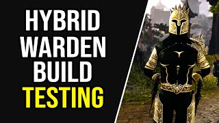 🔴LIVE | Elder Scrolls Online - Hybrid Warden Build Testing | Is this the New Warden Meta?