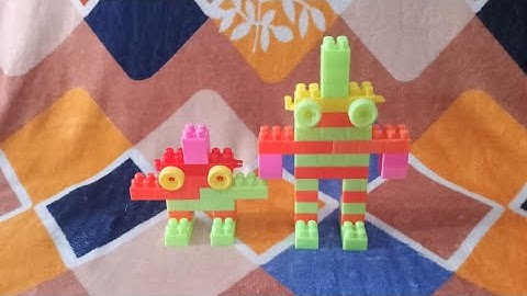 Satisfying With Unboxing Building Blocks Robot Set | Cute Tiny Asmr Video Review Toys