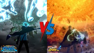 Sasuke Supporting Kage Jutsu Comparison - Naruto Storm Connections Vs Naruto Ultimate Ninja Storm 4