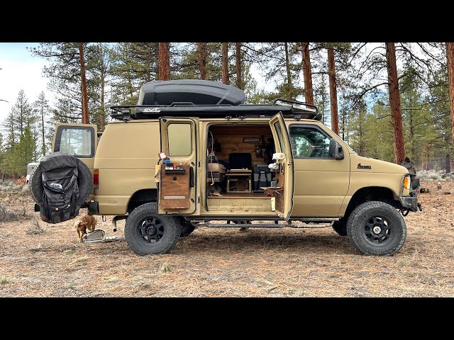 DIY Camper Van 4x4 Conversion Built for Full Time living - Primal Outdoors Walk Thru class=