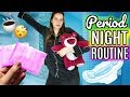 My Period Night Routine! Hacks all girls need to know!