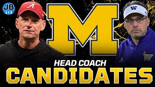 Top Michigan HEAD COACH Candidates - Who replaces Sherrone Moore?