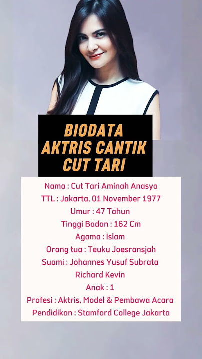 Biodata Aktris Cantik Cut Tari yang sempat Menghebohkan Dunia Maya❗#shorts #celebrity