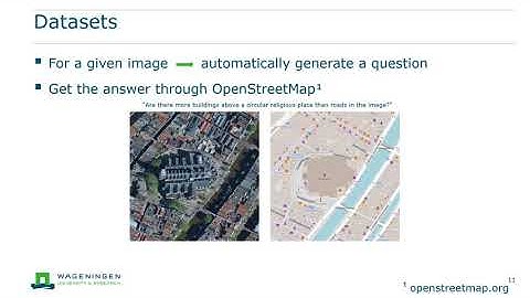 159 AI4EO Methods, Algorithms-1, Visual Question Answering for Remote Sensing