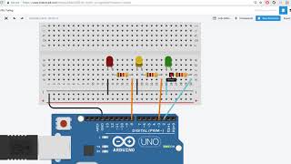 Arduino UNO Tutorial #2 - Street Light Project (Basic)