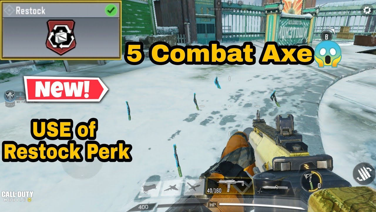 What is USE of Restock Perk in COD Mobile Restock Perk Explained with