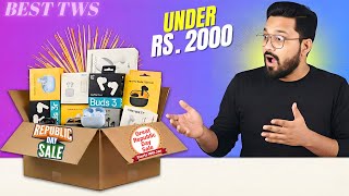 Don't Miss⚡️5 Best Earbuds Under 2000 On Flipkart?amazon Republic Day Sale⚡️best Tws Under 1500-2000