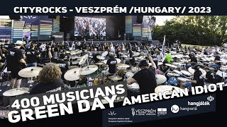 Green Day - American Idiot - 400 musicians - (The biggest rock flashmob in Central Europe) 𝗖𝗜𝗧𝗬𝗥𝗢𝗖𝗞𝗦