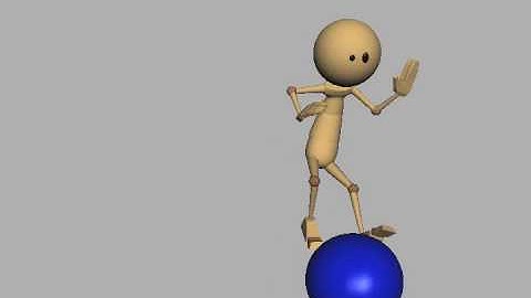Class 2, Week 8 - Animation Mentor (Stewie Ball Balance - Blocking)