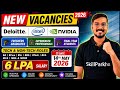 Deloitte, Intel, Nvidia &amp; Top Companies Hiring Now | Off Campus Drive |Apply Now