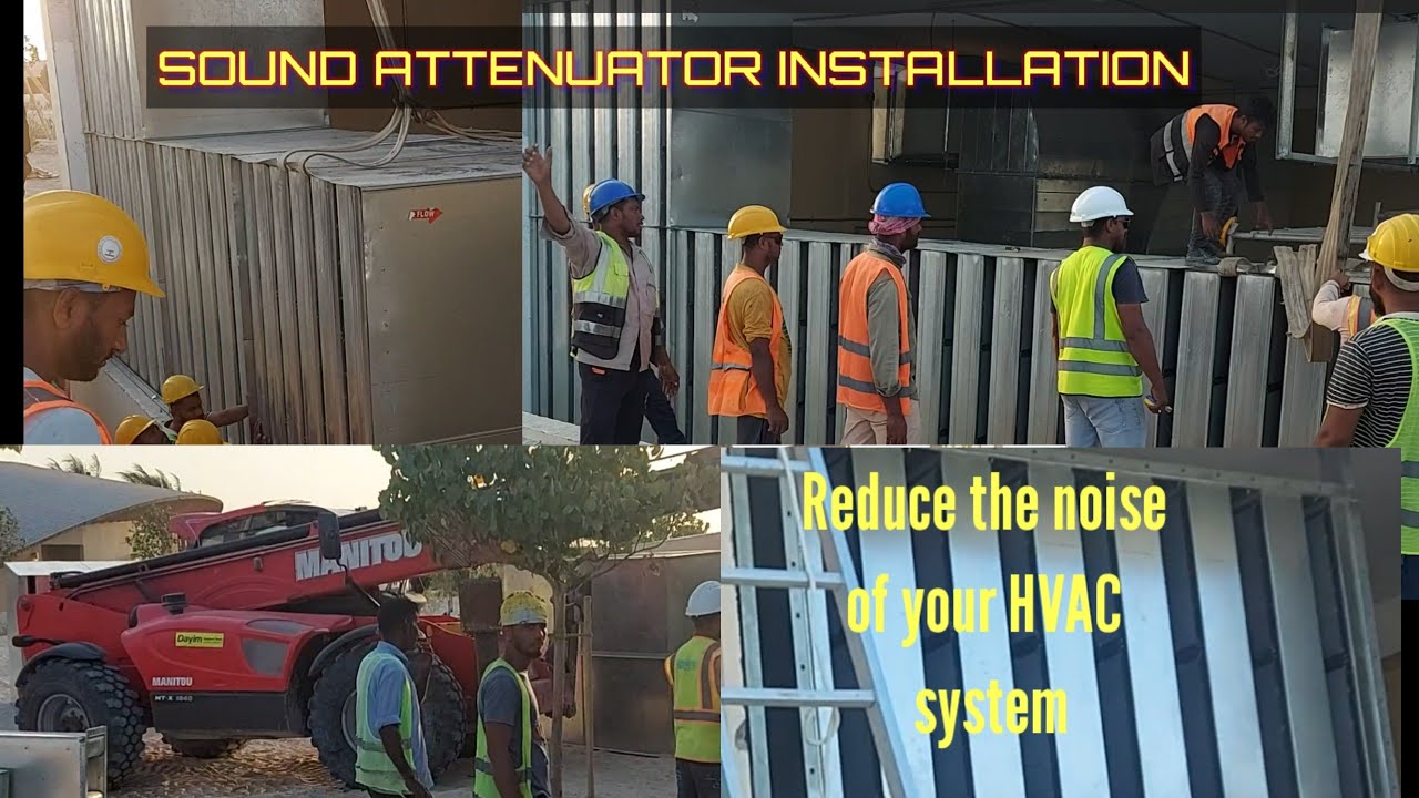 Установка звукоизолирующих устройств 