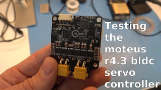 Testing and programming moteus brushless controllers