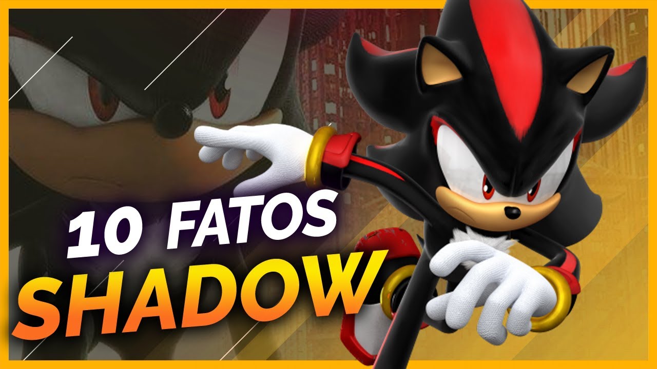 Shadow Sonic the hedgehog personagem de game imagem com fundo