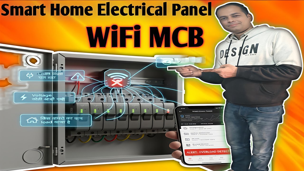 Smart home electrical panel | WiFi mcb | 100% fully Smart home.