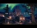 Hegelburg at night  40 minutes of relaxing fantasy music  medieval rpg night ambience  askii