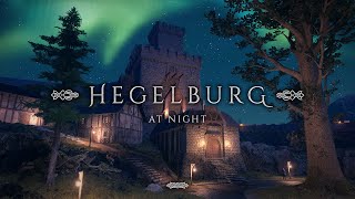 Hegelburg at Night | 40 minutes of Relaxing Fantasy Music | Medieval RPG Night Ambience | ASKII