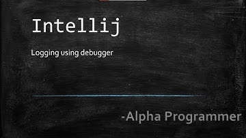 intellij debugger logging