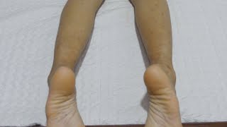 Relaxing Leg Scratching with Long Nails ( No Talking ) ASMR