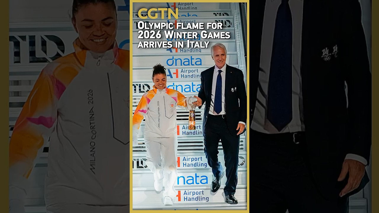 Olympic flame for 2026 Winter Games arrives in Italy