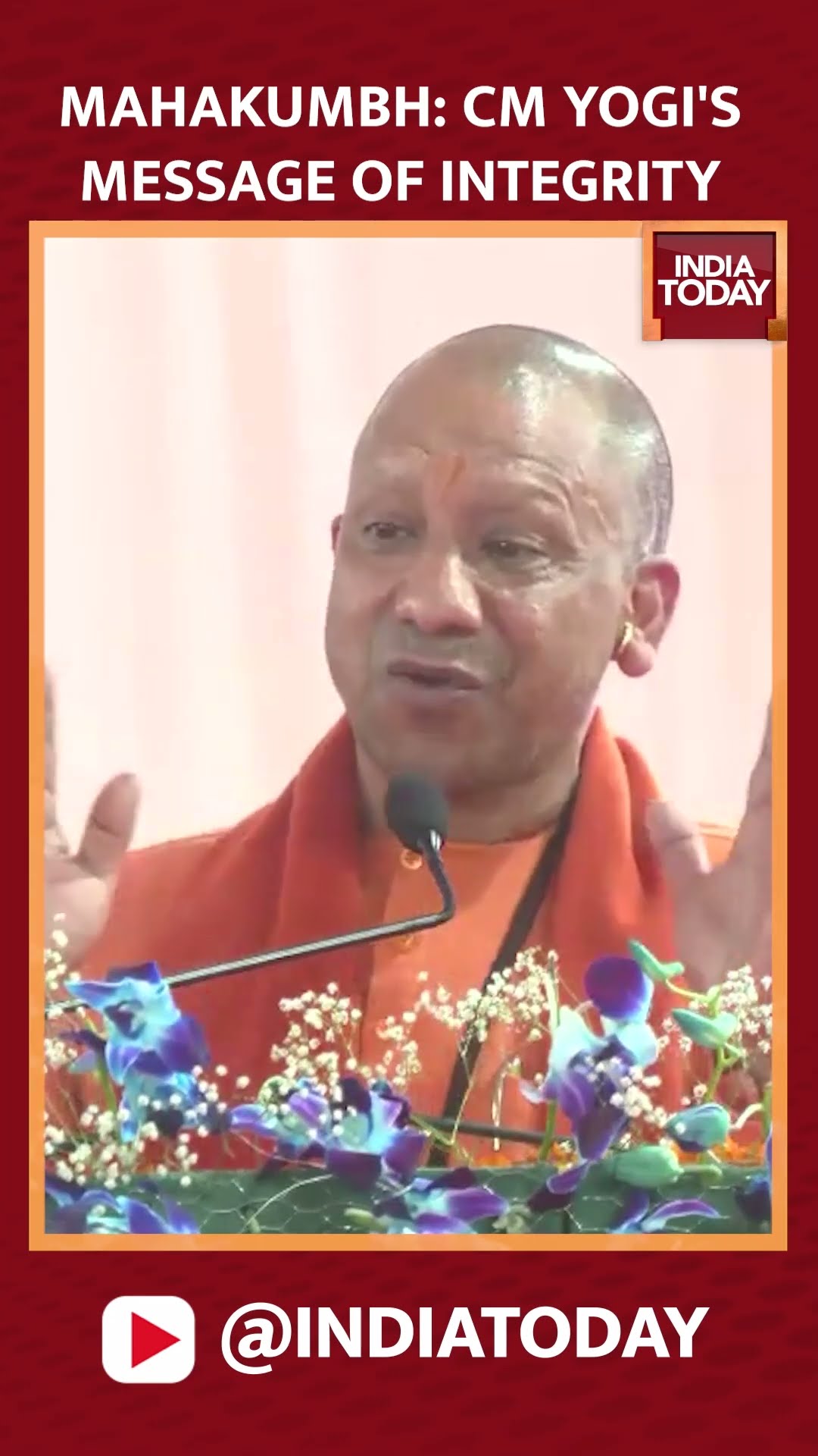 UP CM Yogi's message of integrity from Maha Kumbh 2025 | India Today