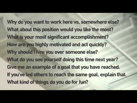 how to interview well