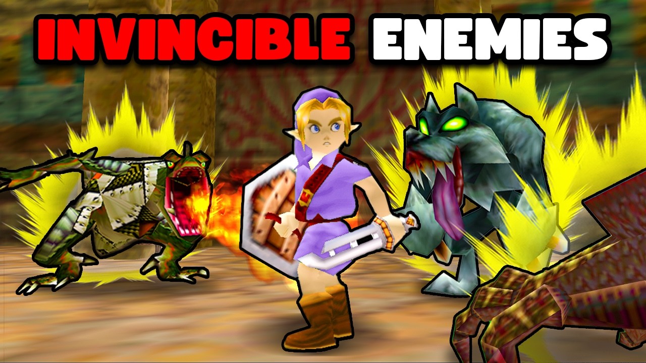 Zelda but it's Randomized and EVERYTHING is Invincible