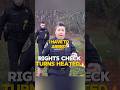 First Amendment Rights Tested by Officers Heated Fast