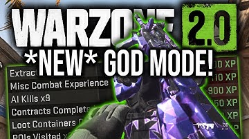 *NEW* Solo XP & God Mode Glitch in WARZONE 2.0 DMZ & Modern Warfare 2!