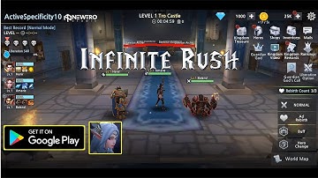 Infinite Rush Idle Action RPG Gameplay/First Look/New Mobile Game