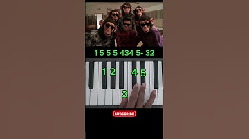 How to Play  Lazy Song – Easy Piano Tutorial #piano #shorts #brunomars