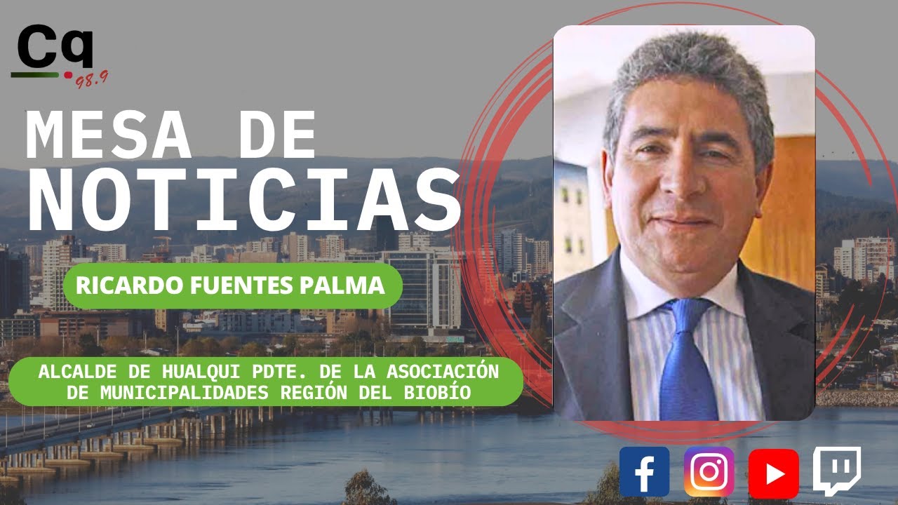 maxresdefault Ricardo Fuentes Alcalde de Hualqui, Pdte. de la Asociación de Municipalidad de la Región del Biobío