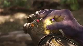 The scene where thanos is hit by thor's strombreaker and he tells him
rather should have gone for head snaps his fingers. movie description:
https...