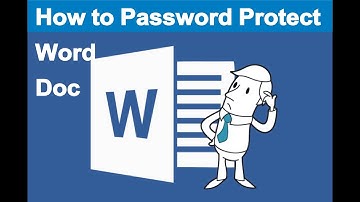 How to Password Protect MS Word 2010 Document