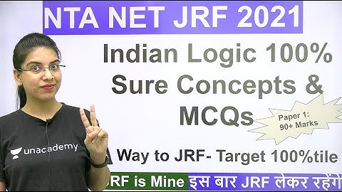 NTA NET JRF | Indian Logic 100% Sure Concepts & MCQs | Navdeep Kaur