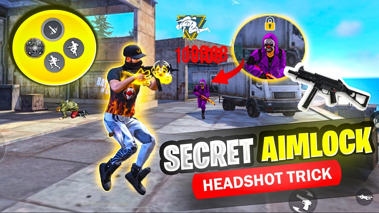 PERFECT AIM LOCK 🔒 FOR MOBILE || FREE FIRE NEW HEADSHOT TRICK ALWAYS ...