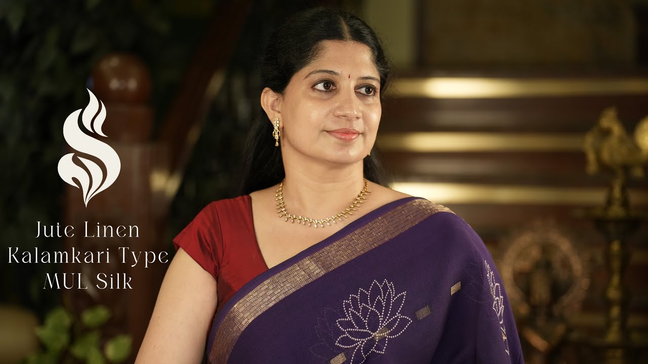 Jute Linen | Kalamkari | Mul Silk  | AUG-26 | Premium Fabrics | 8680897817