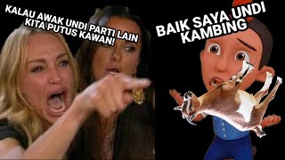 AKU PENAT ADA KAWAN MACAM NI masa hari mengundi
