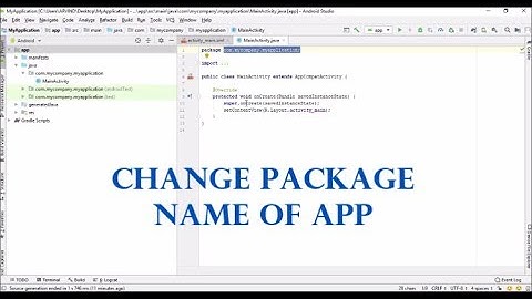 How to Change Package Name Without any Errors in Android Studio