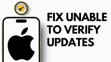 How To Fix Unable To Verify Update iOS 18