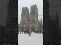 ❄️ #notredame #notredamedeparis #neige #snow
