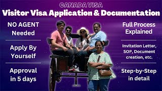 Visitor Visa Documentation & Application | Approval in 5 Days | Apply By Yourself | StepbyStep