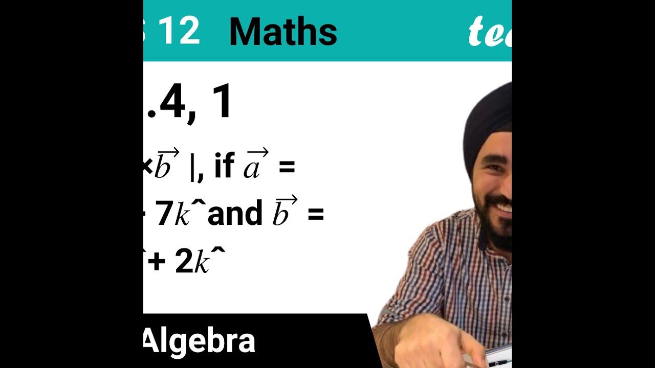 Ex 10 4 1 class 12 ncert solutions vector algebra find a x b
