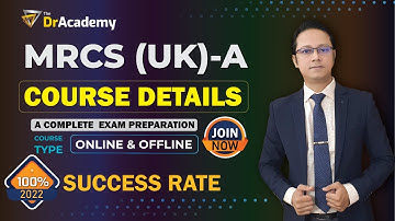 MRCS Part A Course [ 6/4/3 Months ] Online & Offline | The DrAcademy !