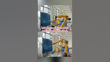 No need to program the spraying robot #programming #free #painting #Robot #automatic #factory