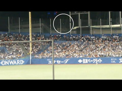 ヤクルト オスナ 満塁ホームラン 第12号　ヤクルト vs 巨人　2022年8月5日(金)