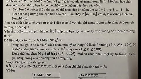 Python Giải đề thi học sinh giỏi lớp 9 tin học bài 3 tìm chi phí tối thiểu