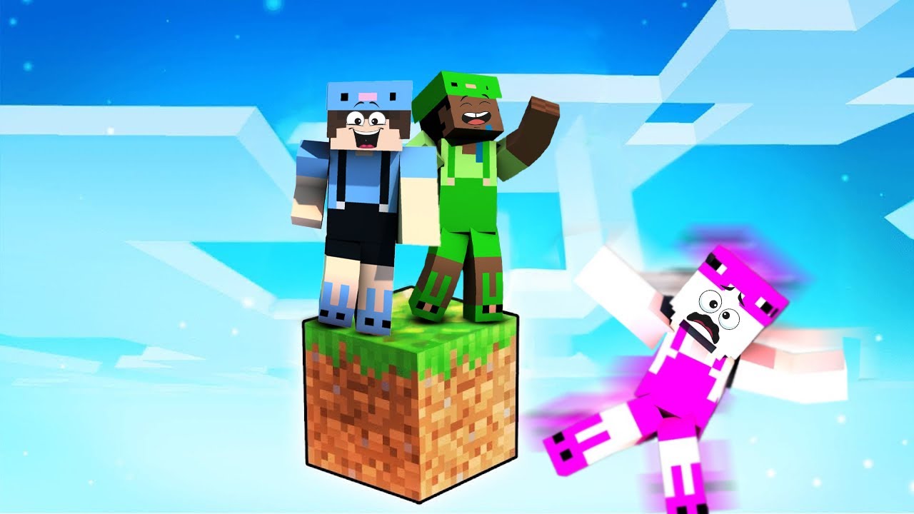 MİNECRAFT AMA TEK BLOK - minecraft / NazanNur MİNECRAFT